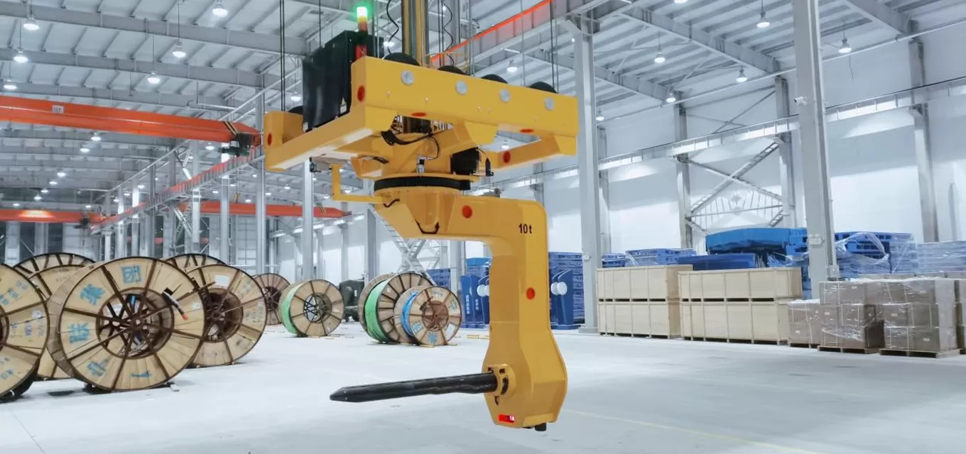 Beijing Tiancheng Ruiyuan Cable Co., Ltd. uses Orit's automated cable reel crane.