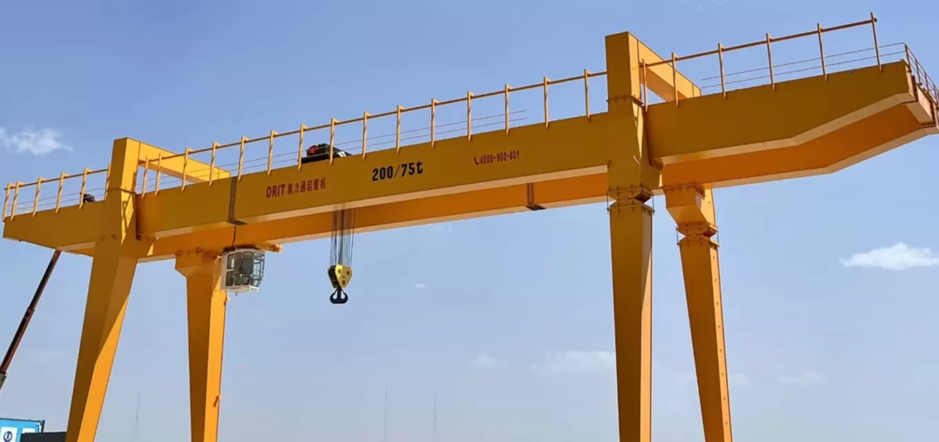 Inner Mongolia Ulanqab Yunda Wind Power uses Oritcranes gantry cranes