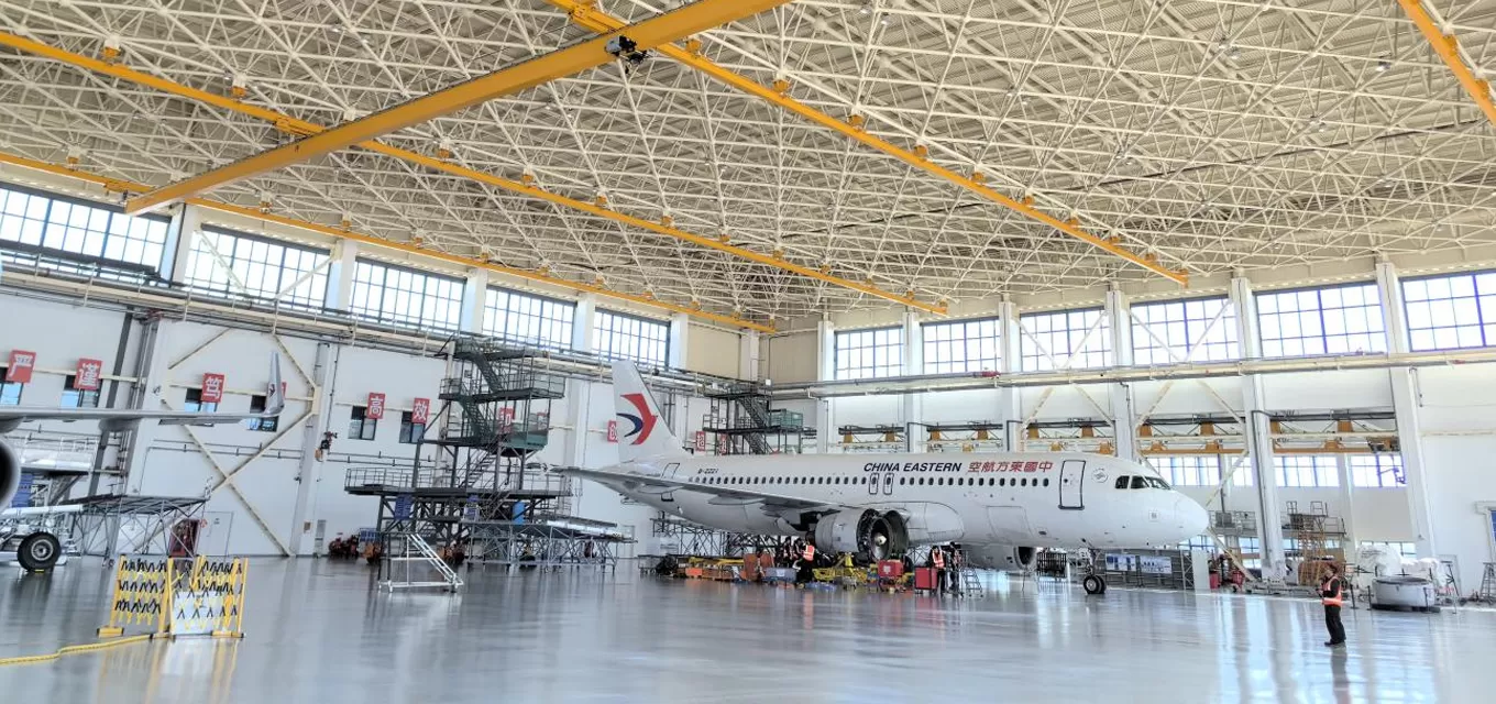 Nanjing: China Eastern Airlines Jiangsu Maintenance Hangar 5-Ton Four-Point Suspension Crane