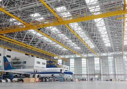Xinjiang Airport: Aviation Tele-Platform + Multi-Suspension Hangar Crane Systems
