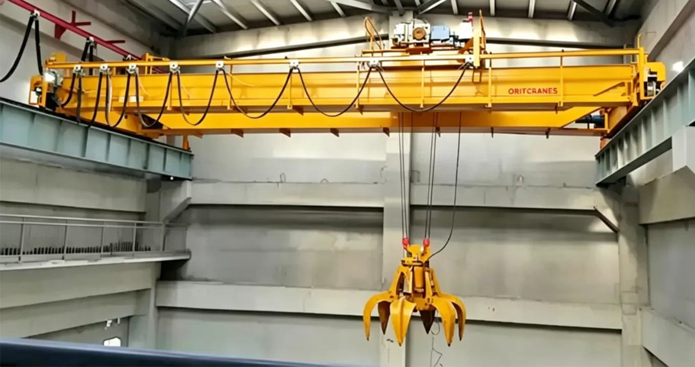 Components and Key Features of Scrap Handling Crane